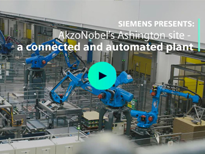 How do digital technologies support uptime at Akzo Nobel?