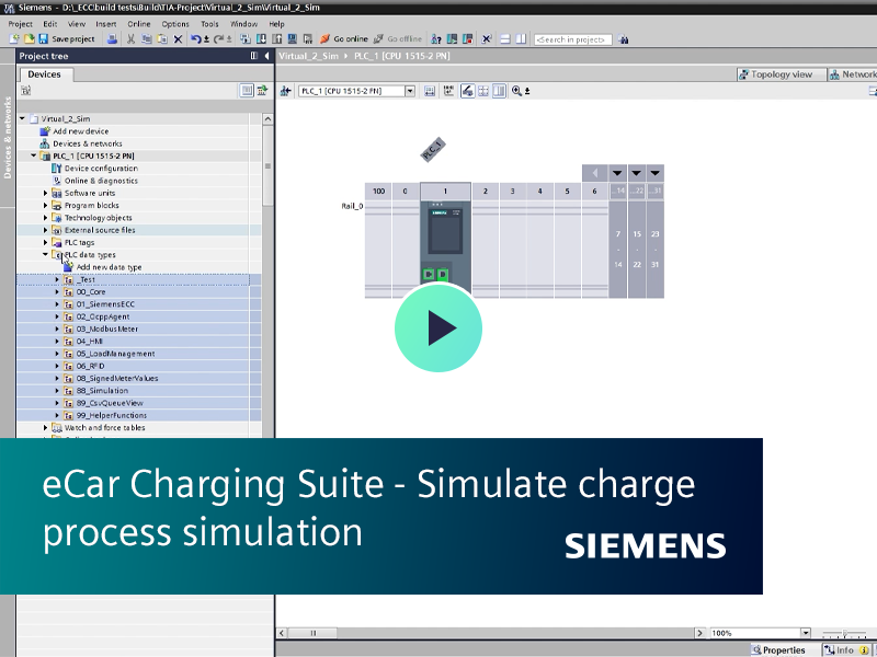 eCar Charging Suite - Simulate Charge Process