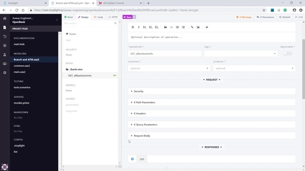 Demo | Design and Build your APIs using Stoplight and API Builder